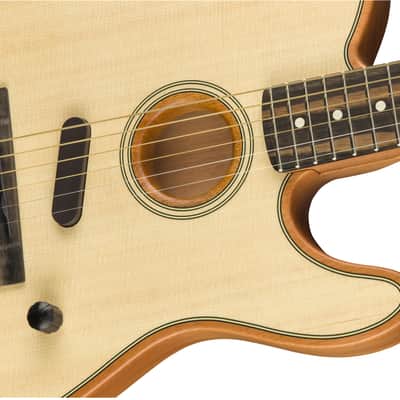 FENDER - American Acoustasonic Telecaster Ebony Fingerboard Natural - 0972013221 image 4