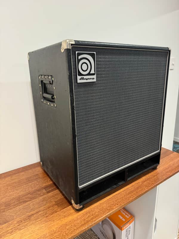 Ampeg B410HLF 400-Watt 4x10" Bass Speaker Cabinet 2000s - Black image 1