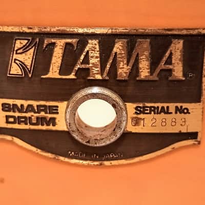 TAMA ARTSTAR/WOOD PICCOLO SNARE DRUM SHELL  90's - AMBER MAPLE - FREE SHIP TO CUSA! image 7