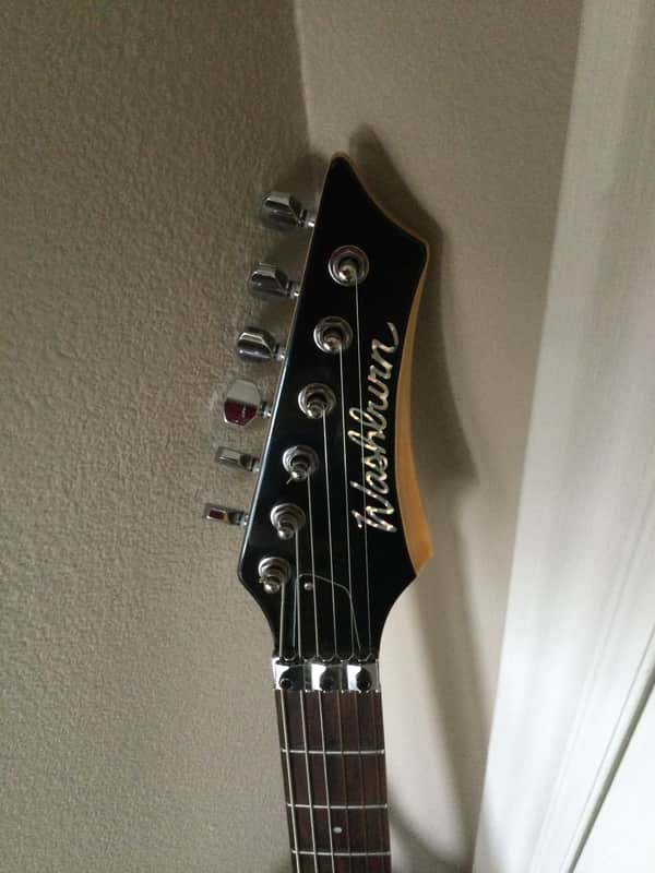 Washburn RX-25 With Floyd Rose 2010 - Flame Black Sunburst (Red