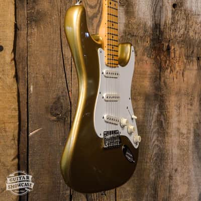 Fender Lincoln Brewster Stratocaster - Aztec Gold image 3