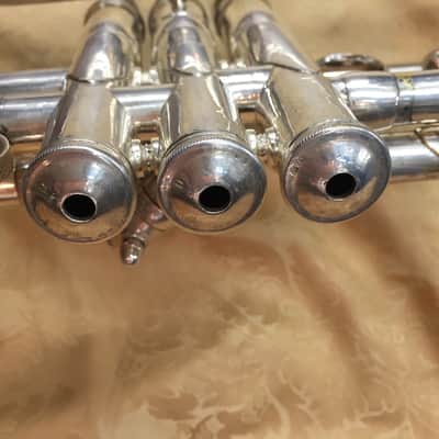 Pre-War Fabrication Francais Perfectionee Silver Plated Trumpet by Besson-c.1925 image 8