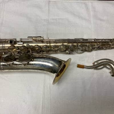 King Zephyr Tenor Saxophone 1938 - Satin Silver image 3