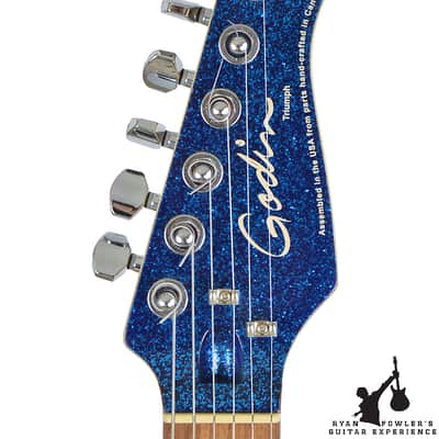 Godin Triumph Blue Sparkle image 6
