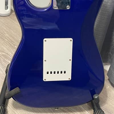 Squier Affinity Series Stratocaster with Rosewood Fretboard 2008 - Metallic Blue image 8
