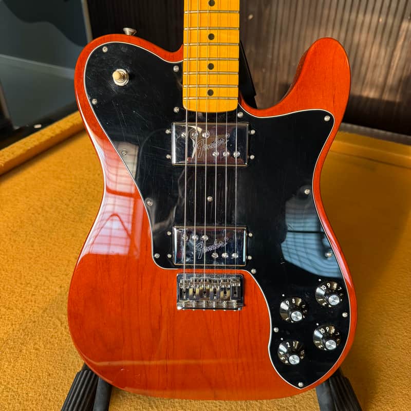 Fender American Vintage II 1975 Telecaster Deluxe — Mocha - OHSC image 1