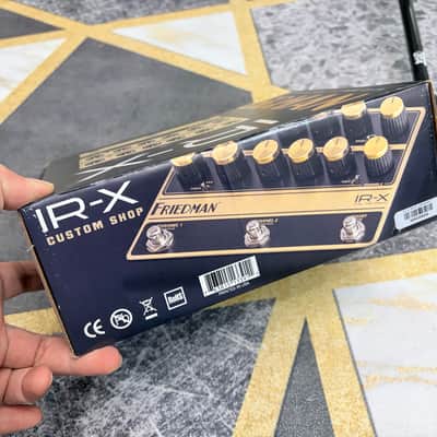 Friedman IR-X Dual Tube Preamp Limited Edition - Reverb Exclusive 2023 - Black / Gold with Signature image 10