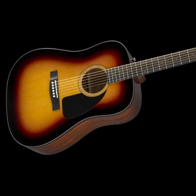Fender CD-60 Walnut Fingerboard Dreadnought V3 Sunburst With Case image 4