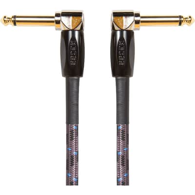 Boss BIC-PC 1/4" TS Right-Angle Patch Cable - 6"