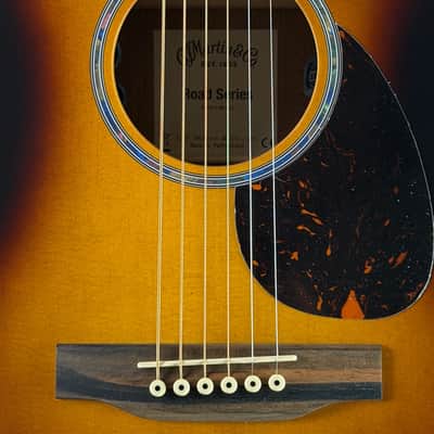 Martin Road Series OMC-10E Modern Burst Acoustic-Electric Guitar - 1935 Sunburst image 5