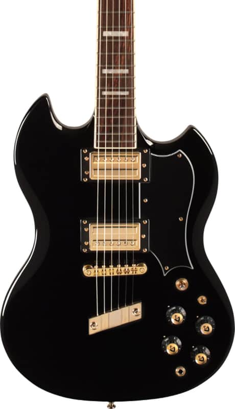 Guild Polara Kim Thayil Electric Guitar, Black image 1