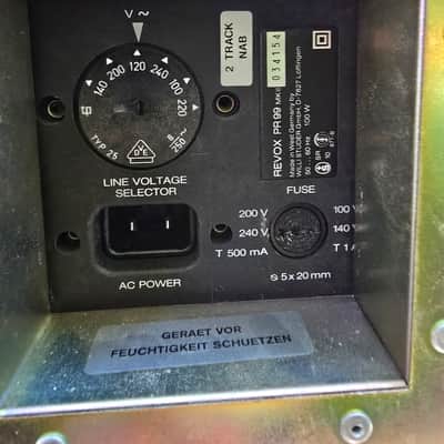 ReVox PR99 MKII 2-Track 7.5/15 IPS Superb Restoration Recapped Documented Tested image 12