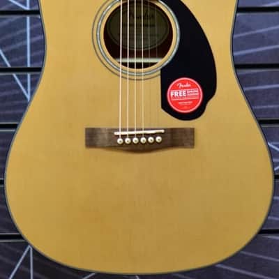 Fender Classic Design CD-60 V3 DS Dreadnought Natural Acoustic Guitar image 6