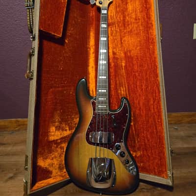 1971 Fender Jazz Bass with Rosewood Fretboard - Sunburst image 1