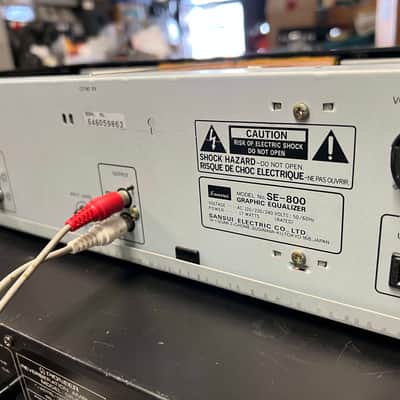 SANSUI SE-800 10 Band Stereo Graphic Equalizer spectrum analyzer Vintage tested image 4
