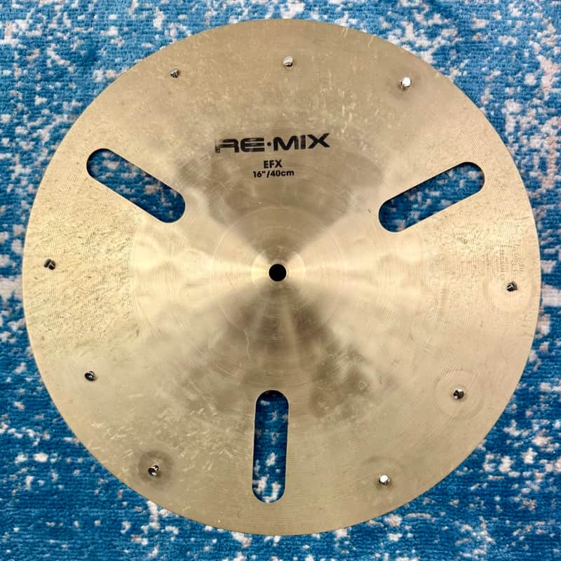 RARE!! (SMALL HAIRLINE CRACKS) 16” Zildjian EFX REMIX image 1