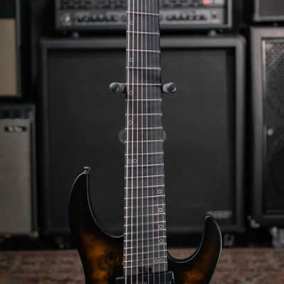 Legator N8FSS-DV 8-String Multi-Scale Electric Guitar - Death Valley with Gig Bag image 4
