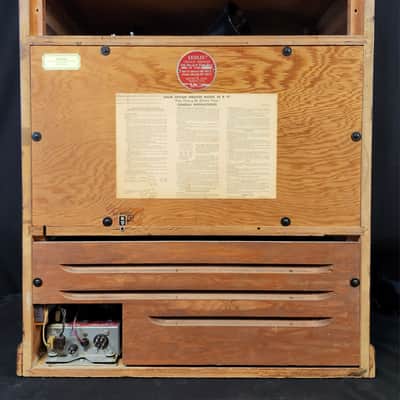 Leslie Vintage Rotary Speaker Cabinet Model 45, Single Speed, Tube Power Amp, 1958-63, for Hammond Organs image 3