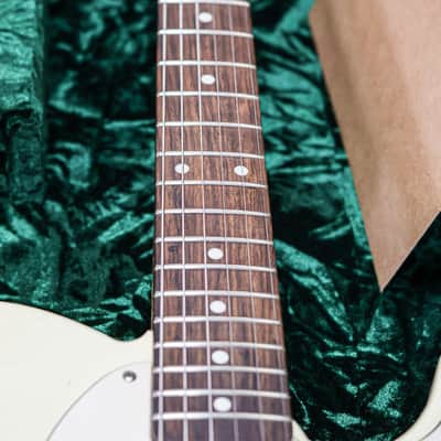 Del-Tone 60's T-style | Aged Vintage White image 8