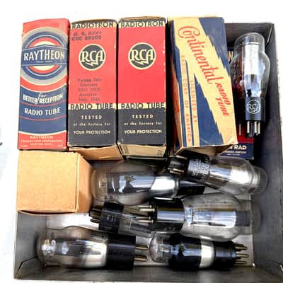 TUBE TESTER, SYLVANIA ELECTRIC VINTAGE TEST CONSOLE & TUBES image 4