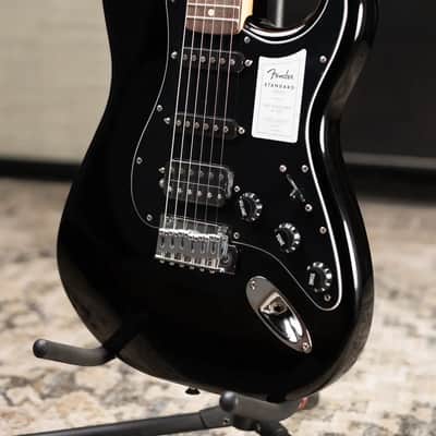 Fender Standard Stratocaster HSS Electric Guitar - Black image 4