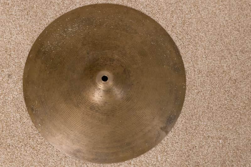 1960s Zildjian A 14" Thin Hi Hat Cymbal 812g image 1