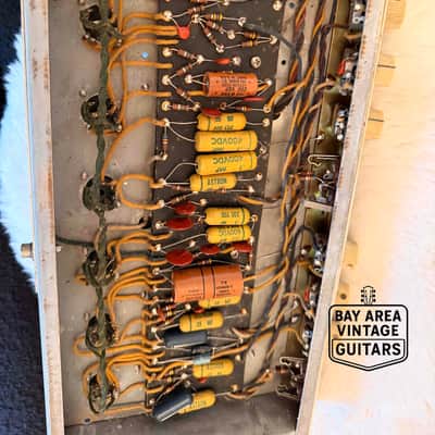 1960 Fender 6G4-A Super Amp - Rare Blonde & Oxblood image 8