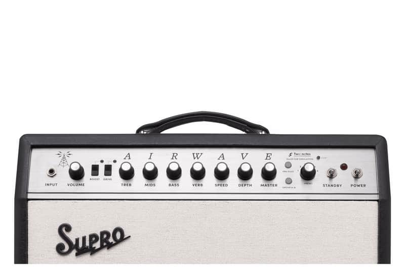 Supro Airwave 1x12 Combo - Black & Cream (1825RT) image 1