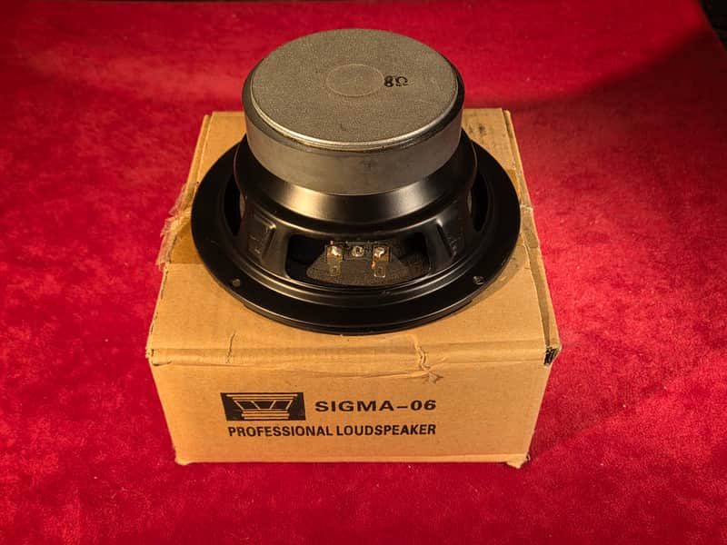 Sigma-06 6” Professional Loudspeaker w/ Original Box #4 image 1