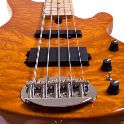 Lakland 55-94 Deluxe 5 String Translucent Amber image 8