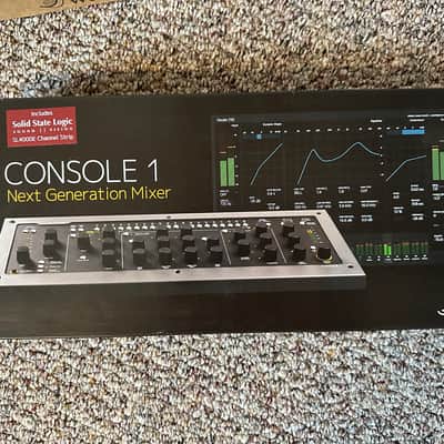 Softube Console 1 Hardware/Software Mixer 2010s, with Plugins - Black/Grey image 1