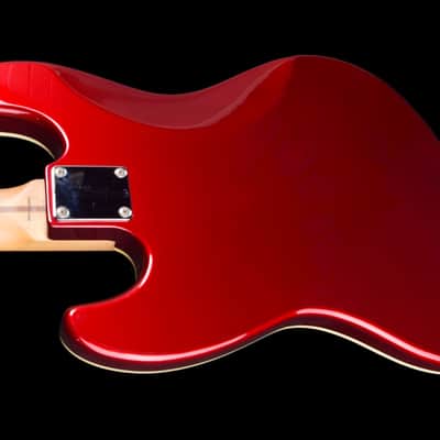 Fender Japan Aerodyne Jazz Bass 1995 - Old Candy Apple Red image 6