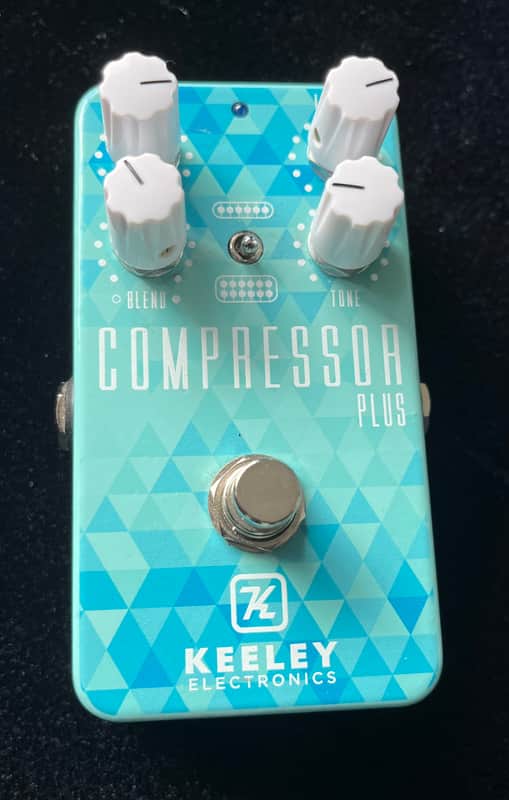 Keeley Compressor Plus Limited Edition - Sweetwater 2019 - Seafoam / Blue image 1