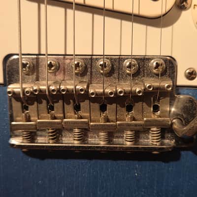 S-Style Partscaster - Aged Lake Placid Blue Body, Fender Custom Shop Neck & Bridge Pickups, Seymour Duncan SSL-1 Middle Pickup image 8