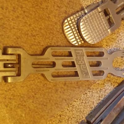 Rogers 2 VINTAGE Swivomatic BASS DRUM PEDAL Footboard Split Heel 60s 70s NO TARIFFS image 11