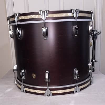 Ludwig 5pc Classic Maple Drums 2022 - Satin Mahogany image 2