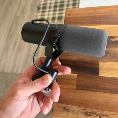 Shure SM7B Cardioid Dynamic Microphone 2001 - Present - Black image 1