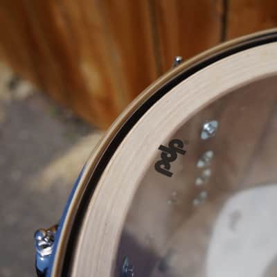 DW/ PDP 13'' Limited Edition |18ply Maple/Walnut Hybrid Shell Natural Satin | 6" x 13" Snare Drum image 2