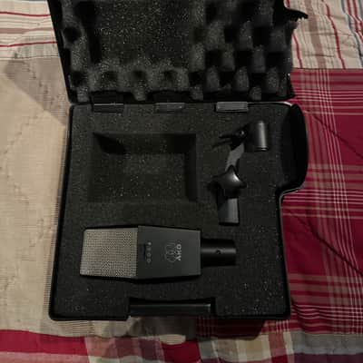 AKG C414 B ULS Large Diaphragm Multipattern Condenser Microphone 1990s - Black image 1