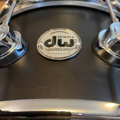 DW Collectors Series Ebony Satin Oil 6.5x14 Snare W/ Chrome HW image 7