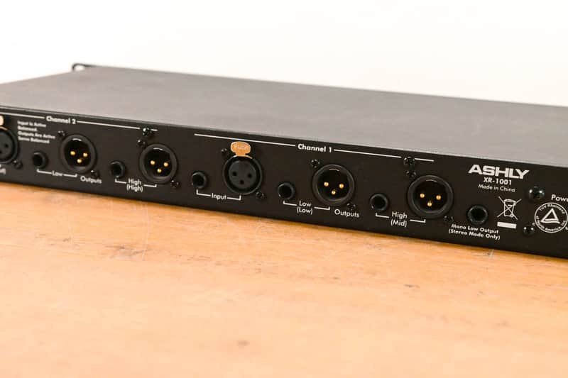 Ashly XR-1001 Stereo 2-Way, Mono 3-Way Crossover CG010DW | Reverb