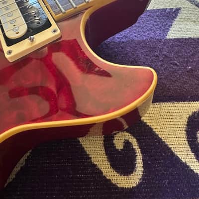 2012 Edwards by ESP E-LP-125SD/QM Les Paul - Black Cherry image 4