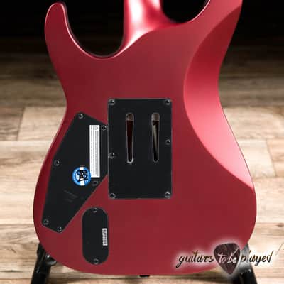 ESP LTD M-1000 Fishman Fluence Floyd Rose Guitar – Candy Apple Red Satin image 7