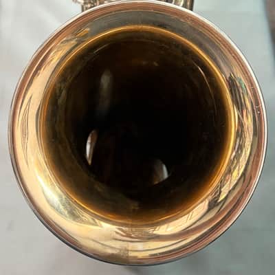 Buescher C Melody Saxophone, Model: True Tone, Silver Finish, Low Pitch image 4