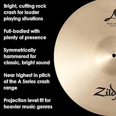 Zildjian 16" A Series Rock Crash Cymbal image 2