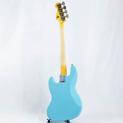 Fender Custom Shop Limited Edition 1966 Jazz Bass Journeyman Relic (Aged Daphne Blue/Matching Head) image 4
