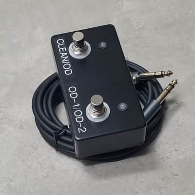 Custom 2-Button Red/Blue LED Footswitch for Marshall PED802 2-Button Footswitch (With 10-Foot TRS Cable) image 3