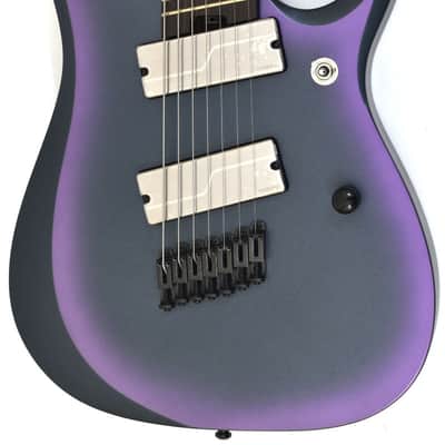 Ibanez RGD71ALMS BAM Multi Scale 7 String Black Aurora Burst Guitar image 2