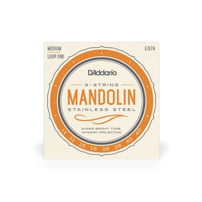 D'Addario EJS74 Mandolin Strings, Phosphor Bronze, Stainless Steel, 11-40 image 2
