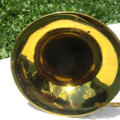Bach Stradivarius Model 6 (VII) 1949, Gold, Mute, Mouthpiece, Case image 11